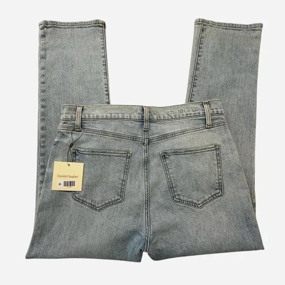 Favorite Daughter NWT Valentina Super High Rise Cigarette Jeans Malibu Clean